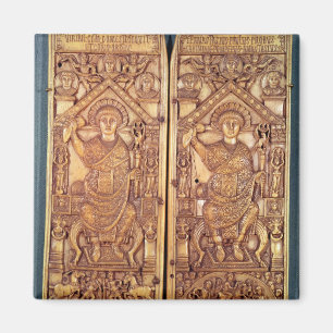 Konsulats- Diptych Anastasius geschnitzt Magnet