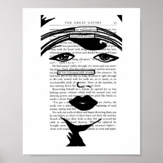 Konsumiert mit Wonder (The Great Gatsby) Poster