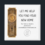 Kontaktaufnahme mit dem Realtor-Marketing mit dem  Magnet<br><div class="desc">Dieser attraktive Magnet zeichnet sich durch eine originale Wasserfarbe einer Türplatte aus. Passen Sie alle Formulierungen an,  um Ihren Anlass zu Anzug,  und fügen Sie Ihr Logo und Kontaktinformationen.</div>