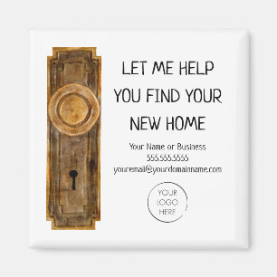 Kontaktaufnahme mit dem Realtor-Marketing mit dem  Magnet