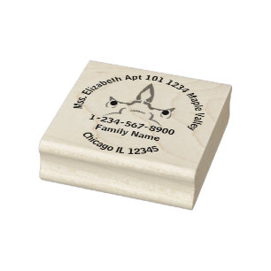 Kontaktdaten von Angry Hammerhead Shark Gummistempel