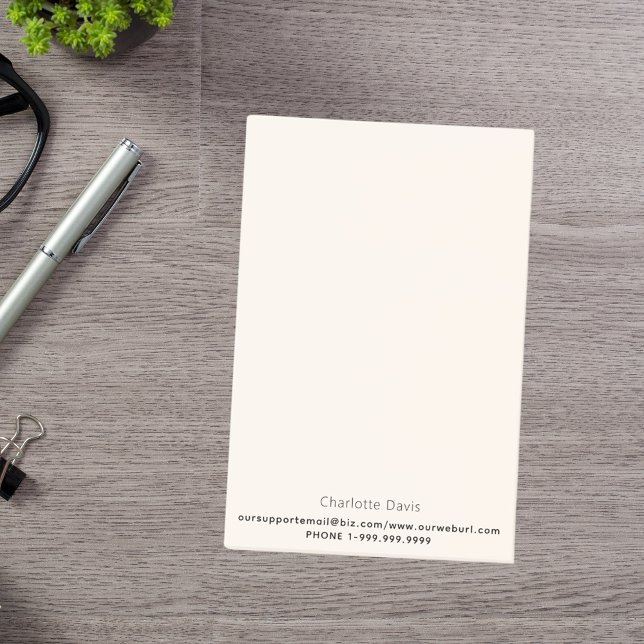 Kontaktinformationen zu Beige Creme Post-it Klebezettel (Von Creator hochgeladen)