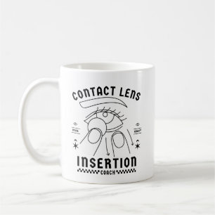 Kontaktlinsen-Einsetzcoach Kaffeetasse
