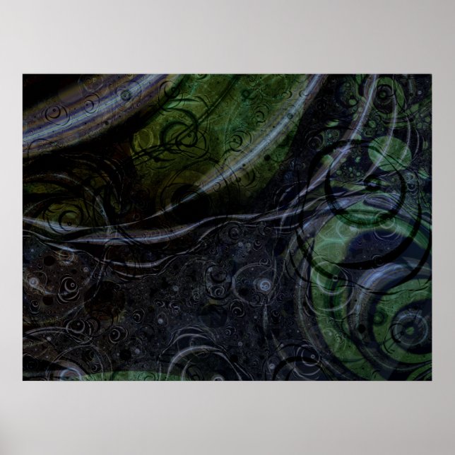 Kontaminierte Gewässer Poster (Vorne)