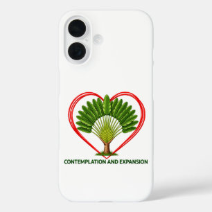 Kontemplation und Expansion – Natur und Liebe Embl iPhone 16 Hülle