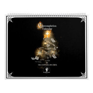 Kontemplationskalender (Bibelvers inspirierte Kuns Kalender
