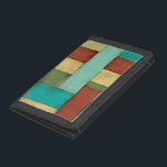 Kontempoare Küste mehrfarbige Malerei Trifold Geldbörse<br><div class="desc">Aqua,  grün,  rot und gelb treffen sich in einer Explosion von Farben,  die an ein Muster auf einem Stranddeck erinnert. Dieses zeitgenössische Küstengemälde an der Wand zu hängen,  könnte Sie dazu verleiten,  den Urlaub zu nehmen,  den Sie verbringen! Das ist ein tolles Geschenk für alle,  die einen Strandurlaub brauchen.</div>