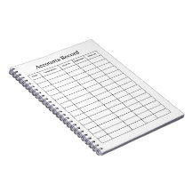 Kontenbuch Notizbuch Ledger
