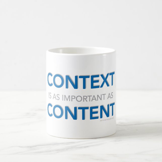 Kontext-Erinnerung-Tasse Kaffeetasse (Mittel)