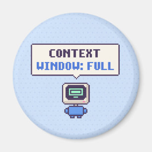 Kontextfenster: Voll lustiger AI-Pixel-Magnet Magnet