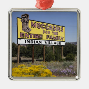 Kontinentale Wasserscheide, New Mexico, Route 66 Silbernes Ornament