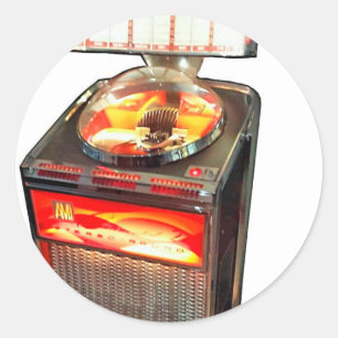 Kontinentaler Musikautomat 2 AMI Runder Aufkleber