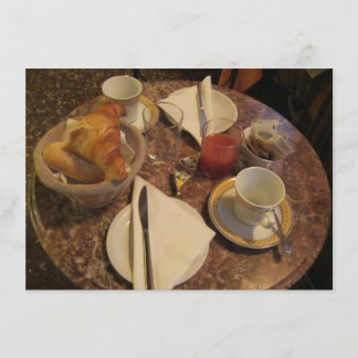 Kontinentales Frühstück Einladung