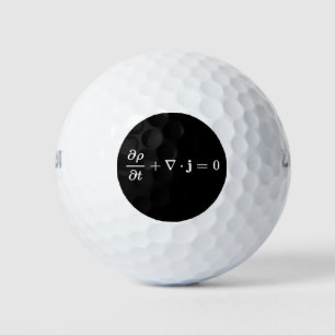Kontinuitätsgleichung für alle Physikfelder Golfball