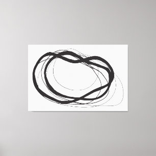 Kontinuum horizontal leinwanddruck