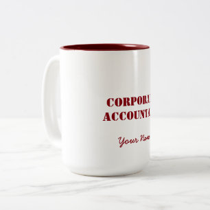 "KONTO DER UNTERNEHMEN" ZWEIFARBIGE TASSE
