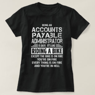 Konto Zahlbarer Administrator T-Shirt