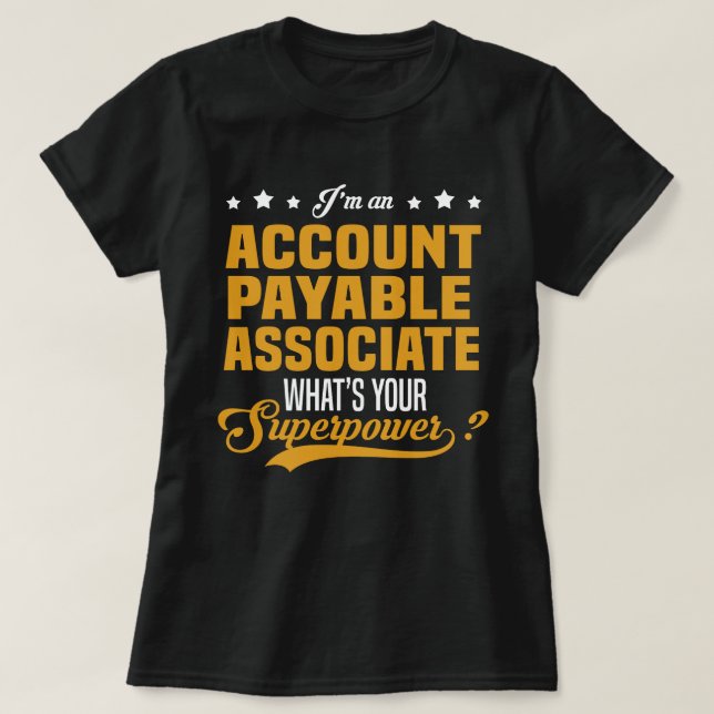 Kontozuzahlungsberechtigter T-Shirt (Design vorne)