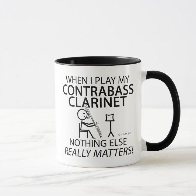 Kontrabass-Klarinette - nichts anderes zählt Tasse (Rechts)