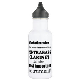 Kontrabass-Klarinette wichtigstes Instrument Edelstahlflasche