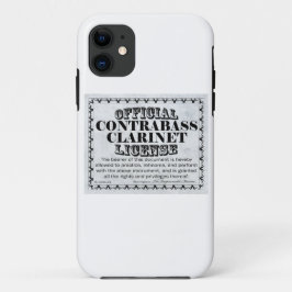 Kontrabass-Klarinettenlizenz Case-Mate iPhone Hülle