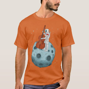 Kontrabass Kontrabass Jazzmusik Geschenke Aufrecht T-Shirt