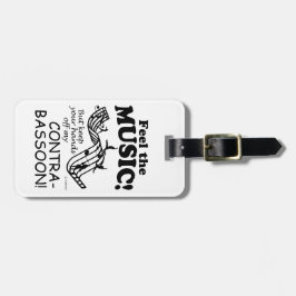 Kontrabassoon Gepäckanhänger