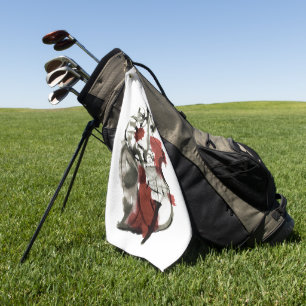 Kontrabassspieler Golfhandtuch