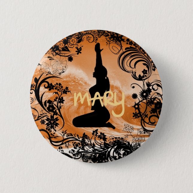 Konträrer Knopf Marys ziemlich Button (Vorderseite)