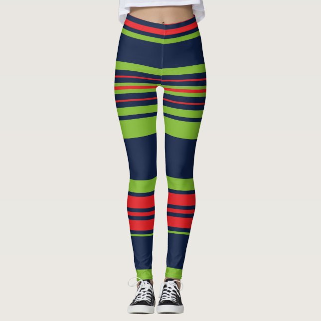 Kontrasthoch Leggings (Vorderseite)