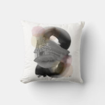 Kontrastminimale Abstrakte Artwork-Kissen