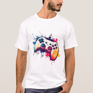 Kontrolle aller Videospielcontroller-Gamer T-Shirt