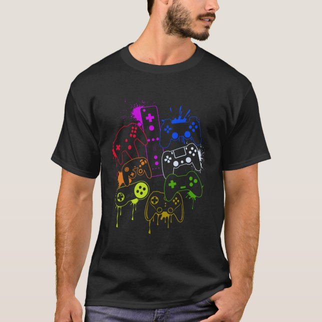 Kontrolle aller Videospielcontroller T-Shirt (Vorderseite)