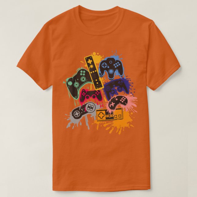 Kontrolle aller Videospielcontroller von Things T-Shirt (Design vorne)