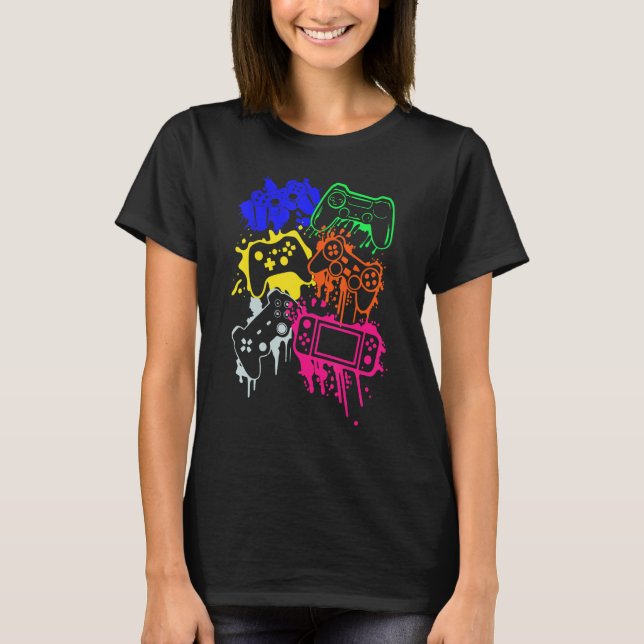 Kontrolle aller Videospielcontroller von Things T-Shirt (Vorderseite)