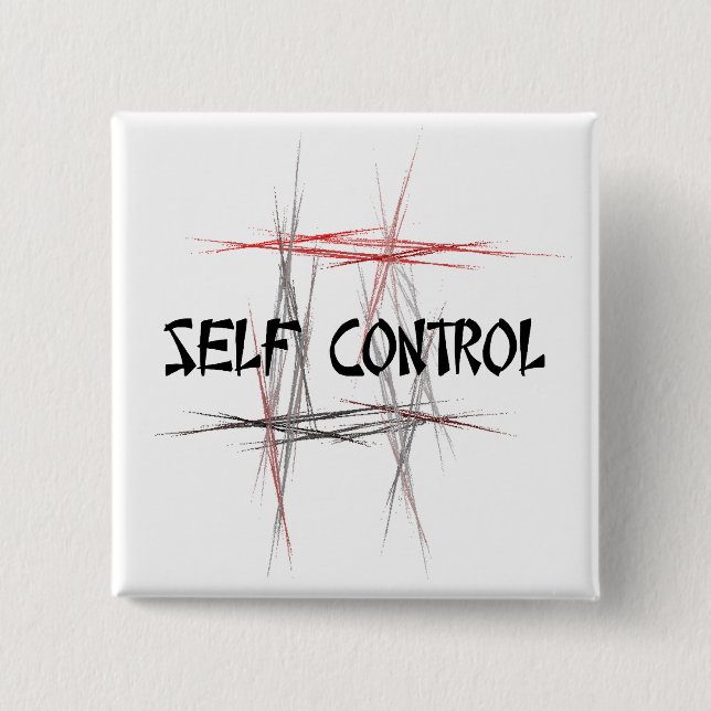 Kontrolle der Kampfkunst Button (Vorderseite)