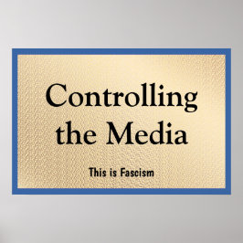 Kontrolle der Medien Poster
