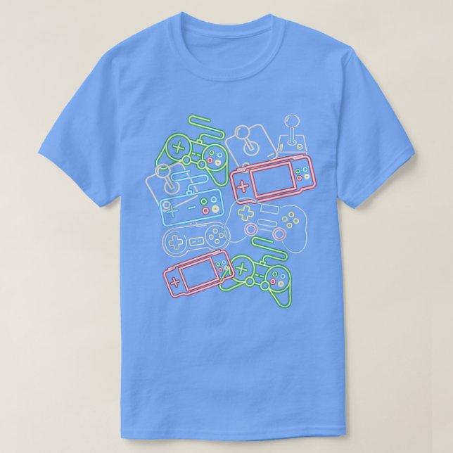 Kontrolle der Videospielcontroller 80  T-Shirt (Design vorne)