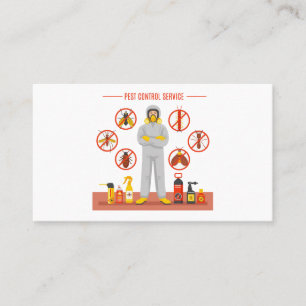 Kontrolle-Exterminierungsdienst Visitenkarte