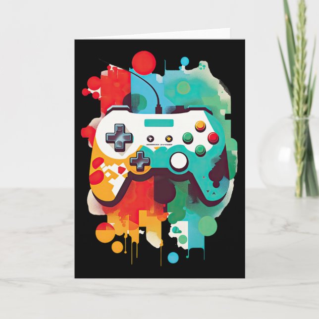 Kontrolle Gamer Video Game Controller 12 Karte (Vorderseite)