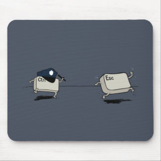 Kontrolle gegen Entweichen Mousepad