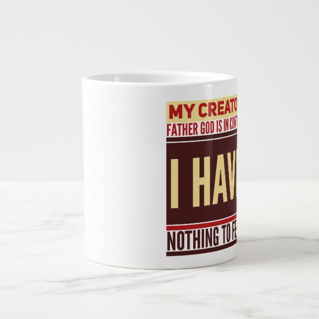 Kontrolle Jumbo Tasse (Vorderseite)