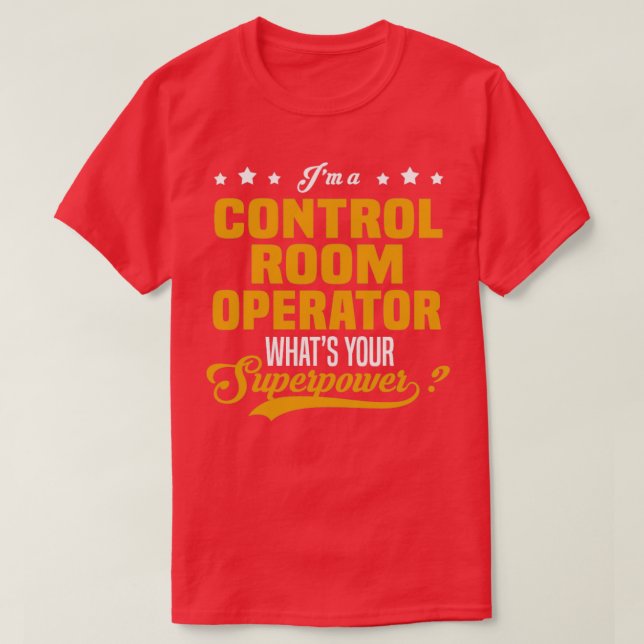 Kontrolle Room Operator T-Shirt (Design vorne)