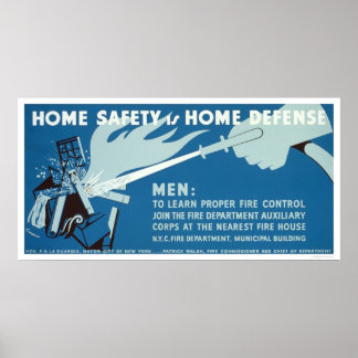 Kontrolle Safety NYC 1942 WPA Poster