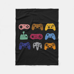 Kontrolle Video Game Controller Console Gaming Ret Fleecedecke