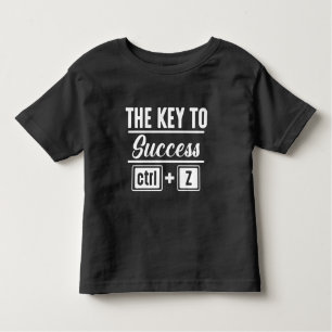 Kontrolle Z Undo Programming Success IT Nerd Kleinkind T-shirt