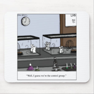 Kontrollen-Gruppen-Labrador-MäuseCartoon Mousepad