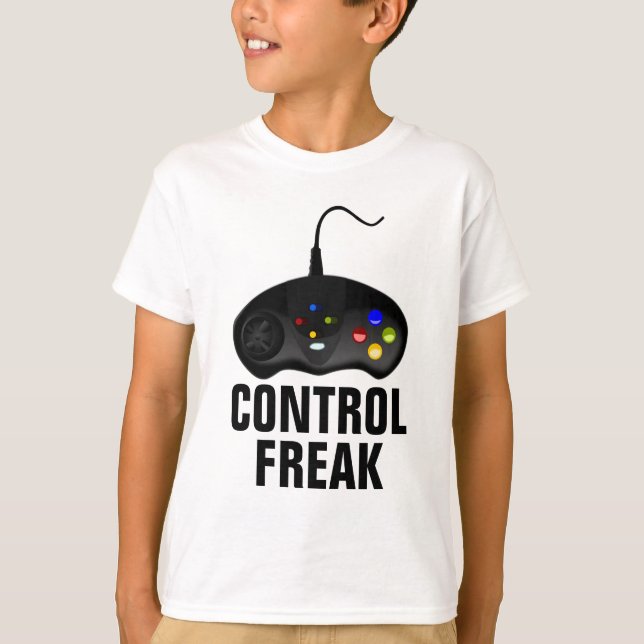 Kontrolleungewöhnliches Gamer-Shirt T-Shirt (Vorderseite)