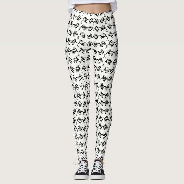 Kontrollfahnen auf der finnischen Strecke Leggings (Vorderseite)