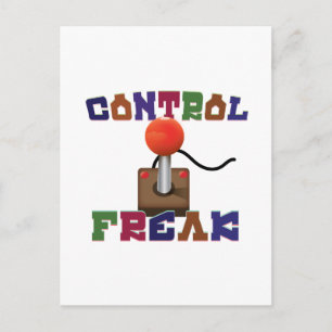 Kontrollfreak Postkarte